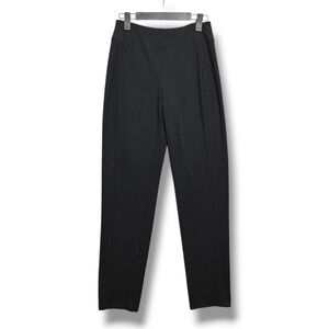 J Jill Wearever Collection Slim Leg Pants Womens XS Black Mid Rise Pull On